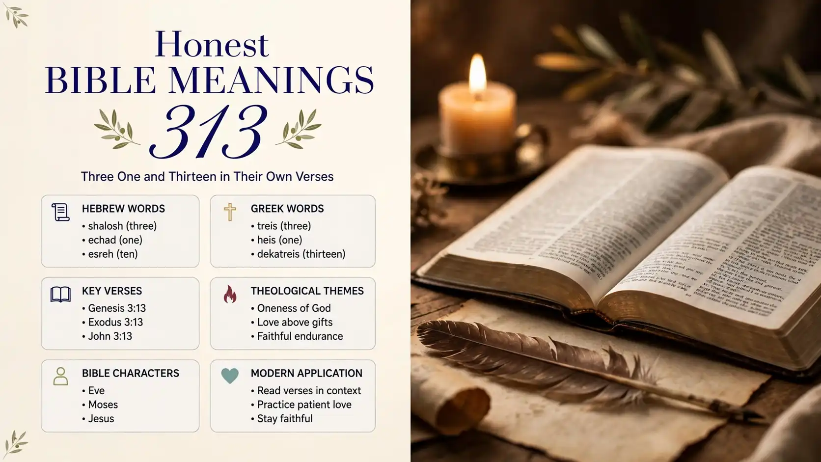 What Does 313 Mean In The Bible What Does 313 Mean In The Bible