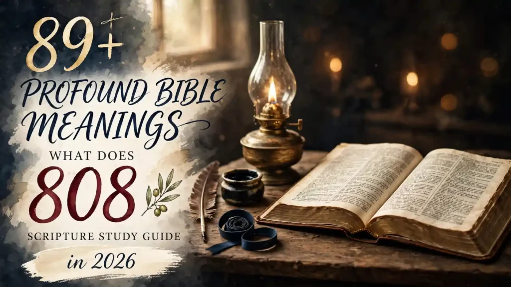 What Does 808 Mean In The Bible