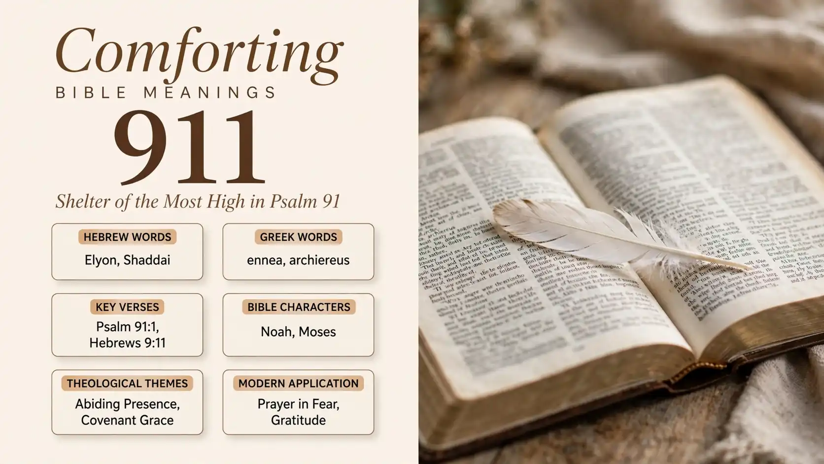 What Does 911 Mean In The Bible