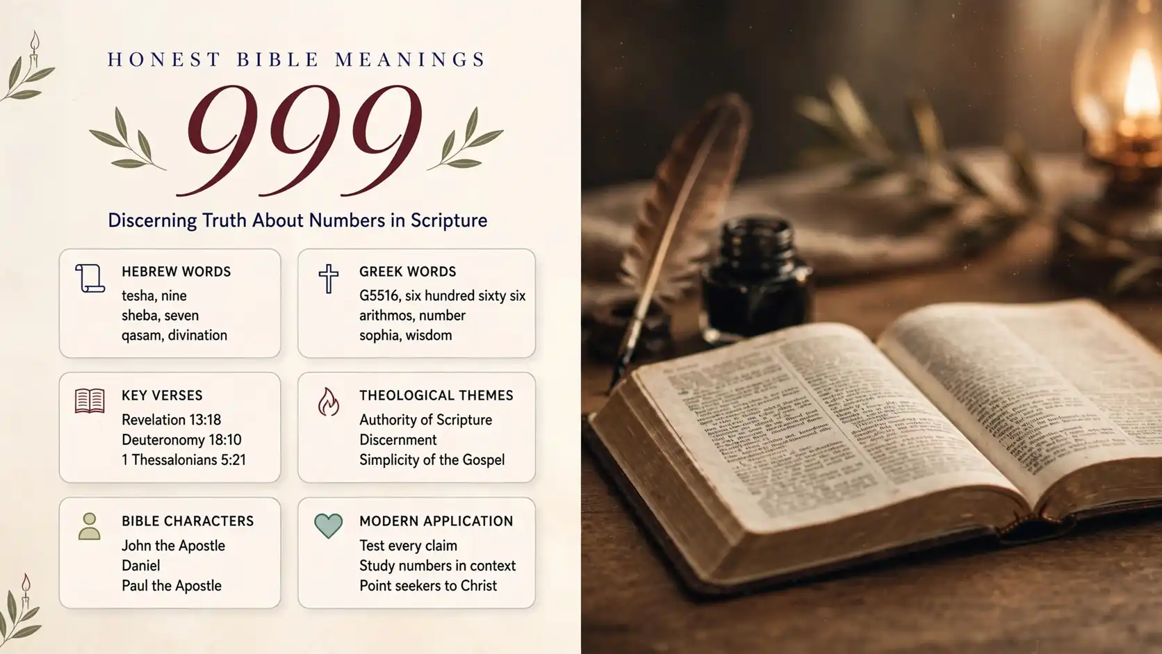 What Does 999 Mean In The Bible What Does 999 Mean In The Bible