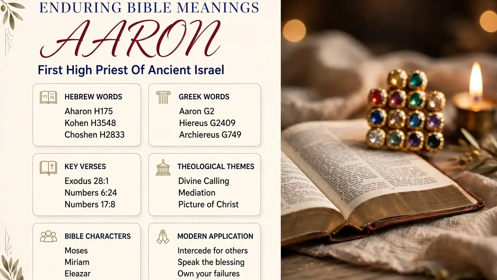 What Does Aaron Mean In The Bible