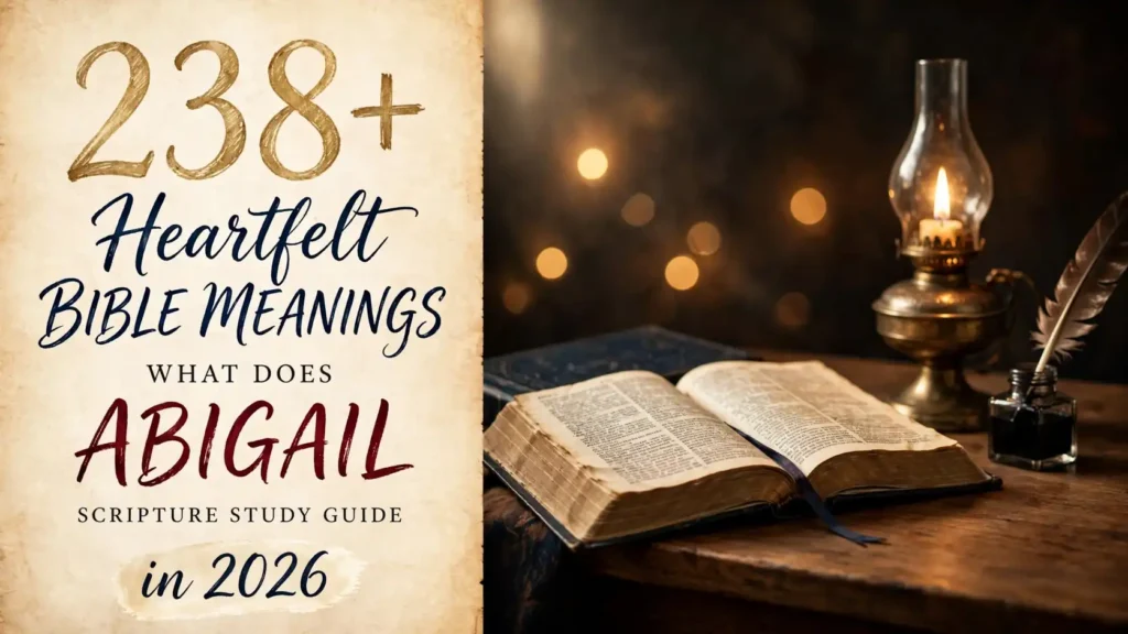What Does Abigail Mean In The Bible