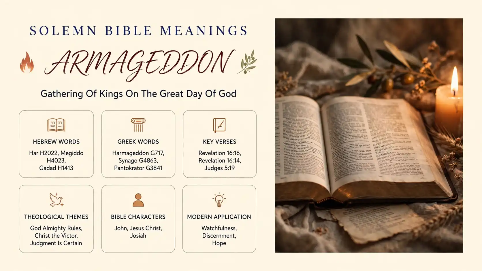 What Does Armageddon Mean In The Bible