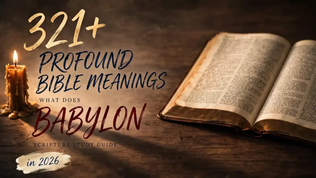 What Does Babylon Mean In The Bible