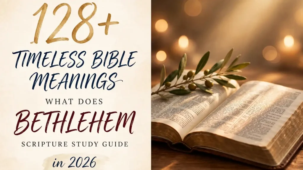 What Does Bethlehem Mean In The Bible