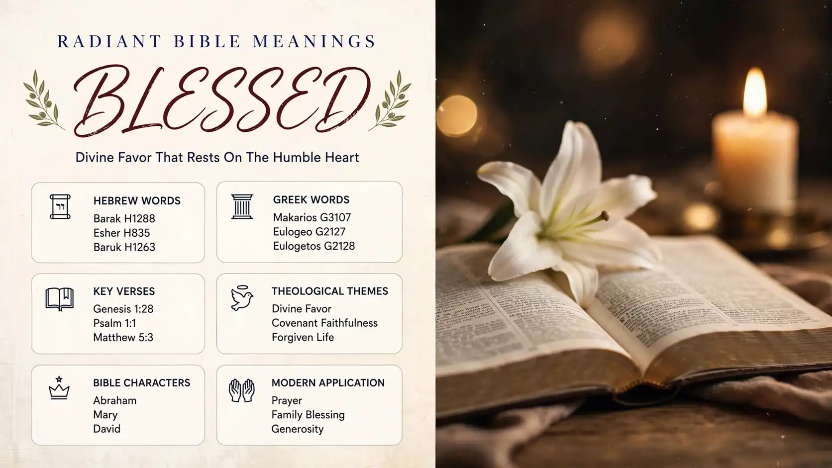 What Does Blessed Mean In The Bible