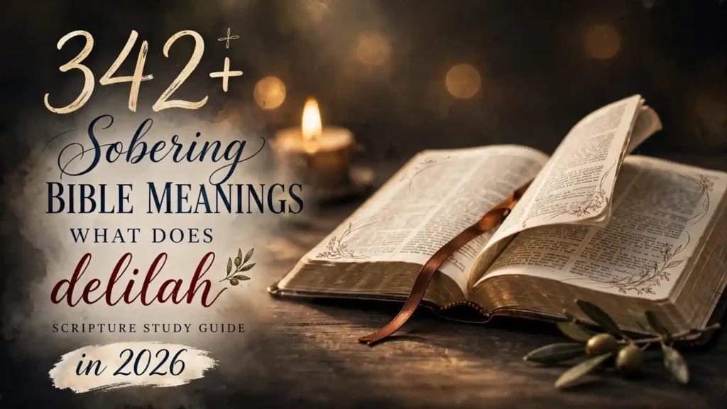 What Does Delilah Mean In The Bible