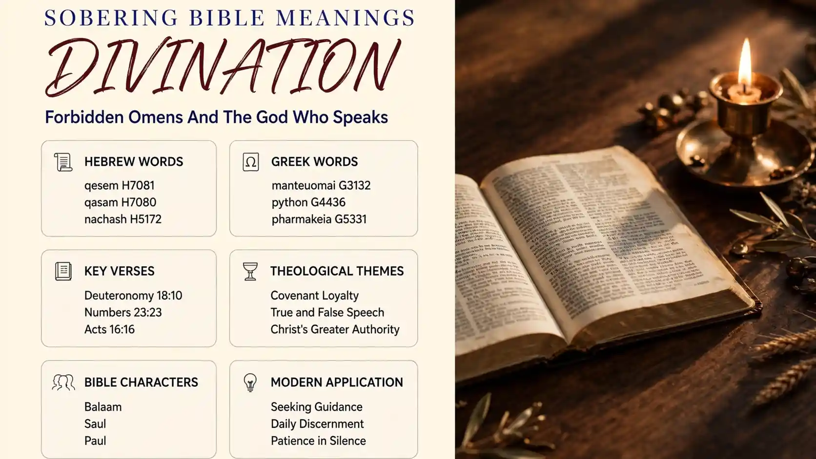 What Does Divination Mean In The Bible