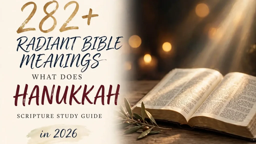 What Does Hanukkah Mean In The Bible