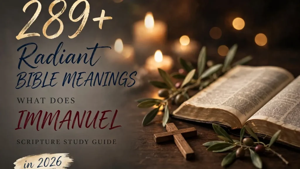 What Does Immanuel Mean In The Bible