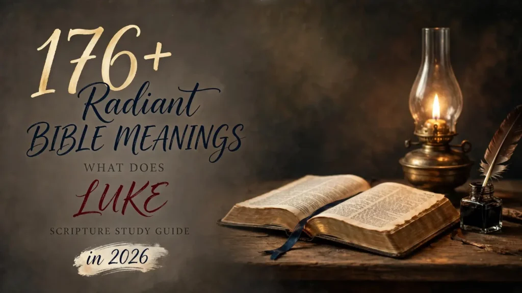 What Does Luke Mean In The Bible
