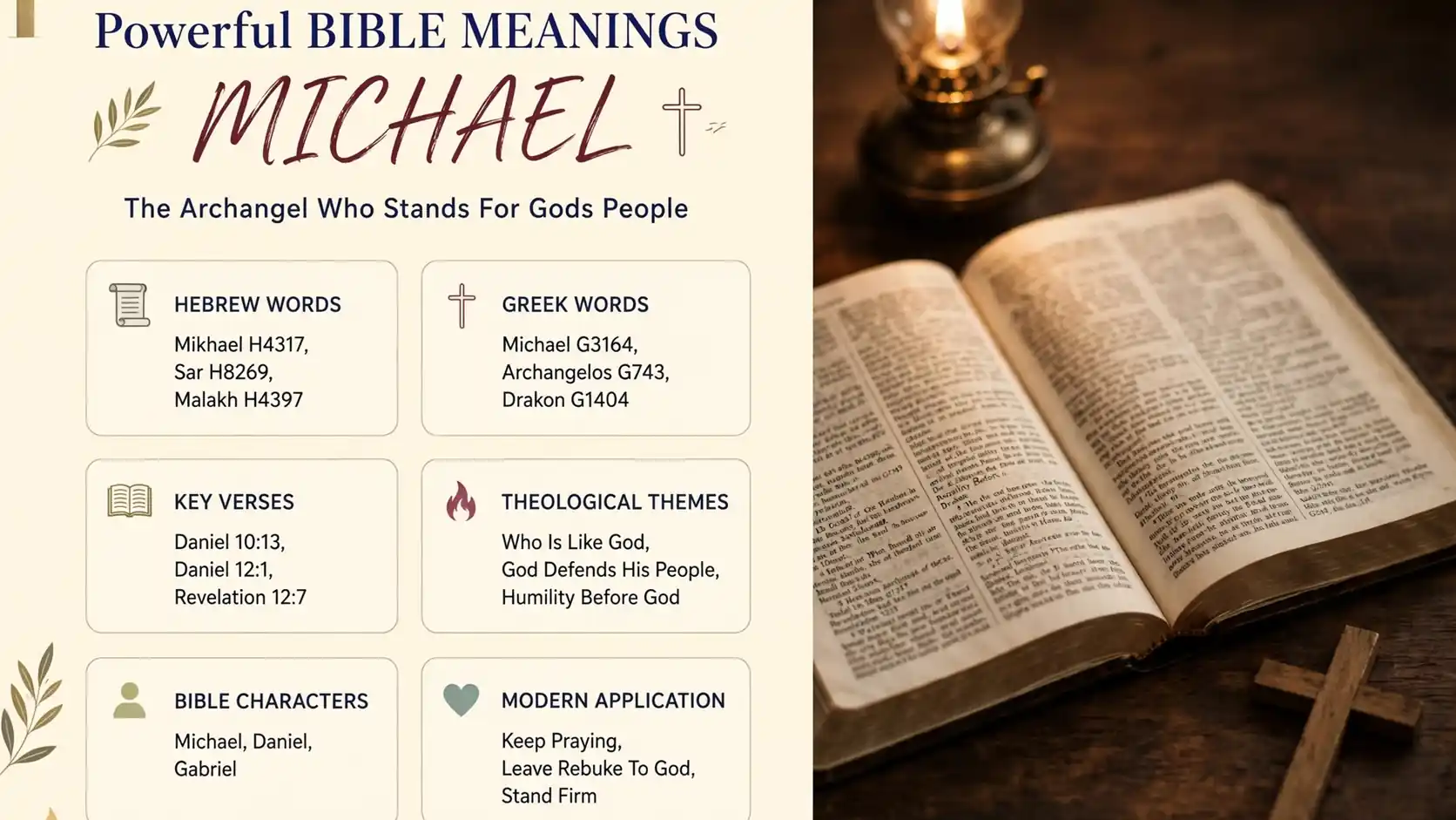 What Does Michael Mean In The Bible