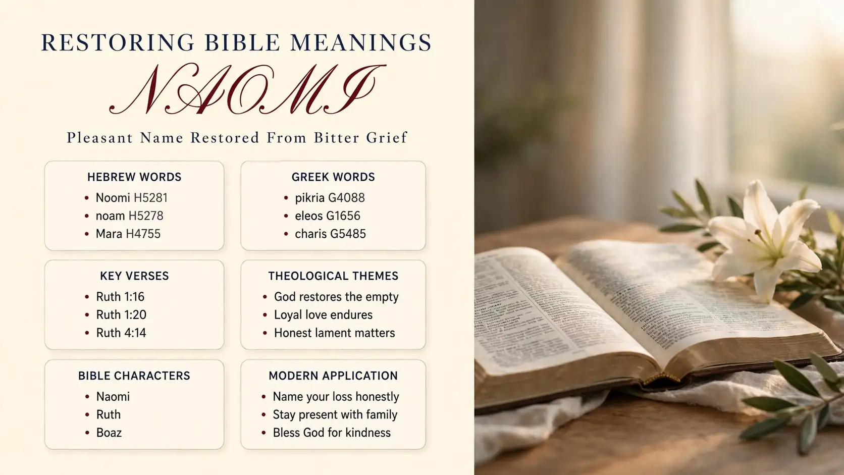 What Does Naomi Mean In The Bible What Does Naomi Mean In The Bible