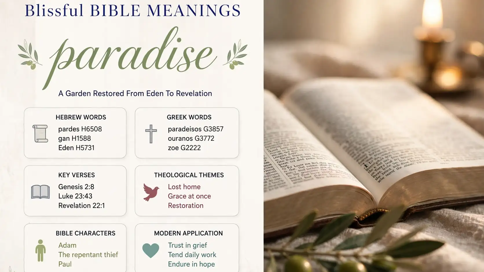 What Does Paradise Mean In The Bible