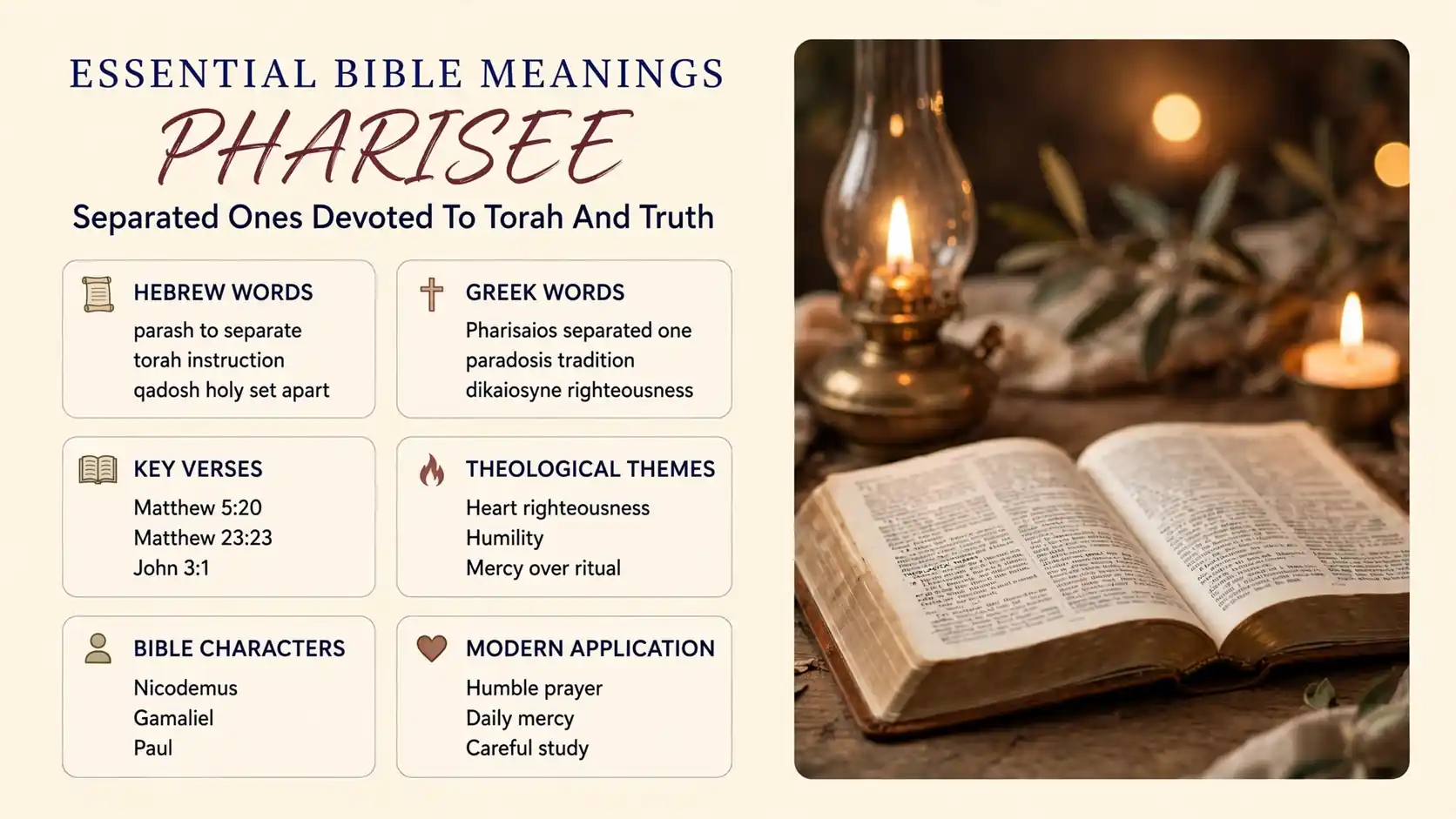What Does Pharisee Mean In The Bible