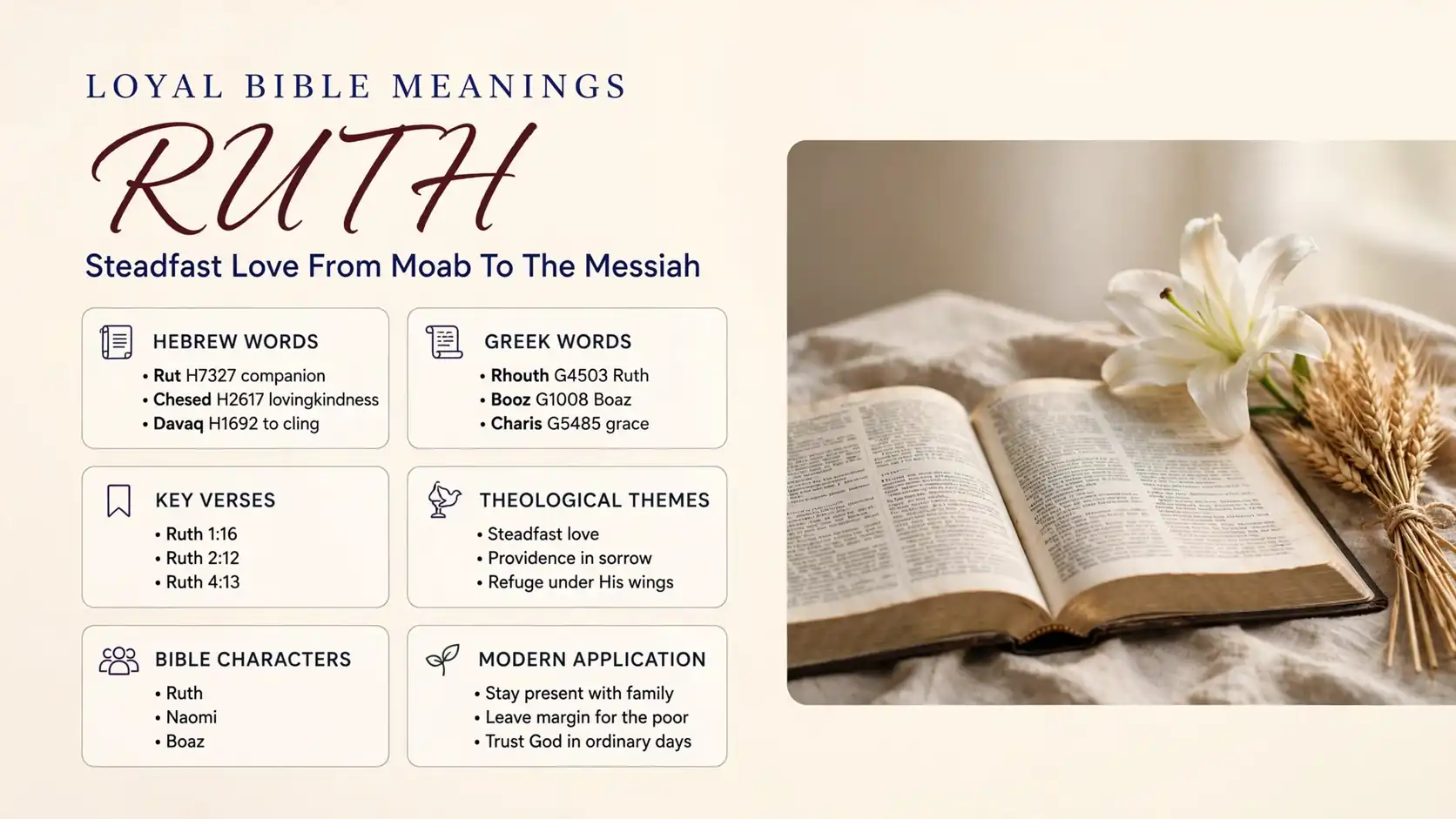 What Does Ruth Mean In The Bible