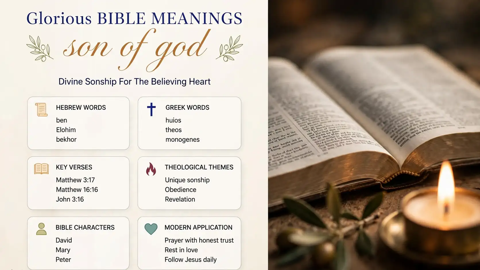 What Does Son Of God Mean In The Bible