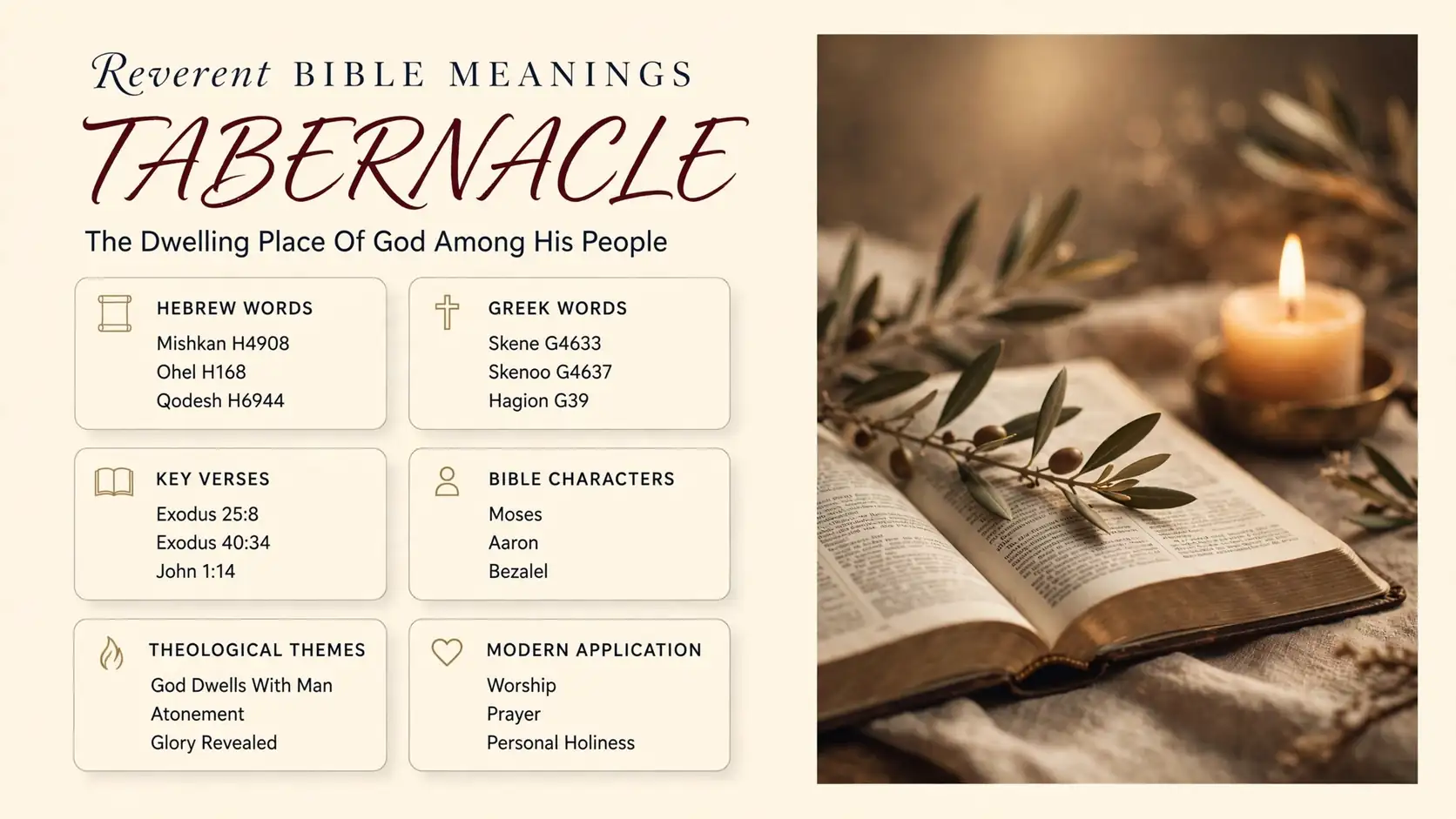 What Does Tabernacle Mean In The Bible