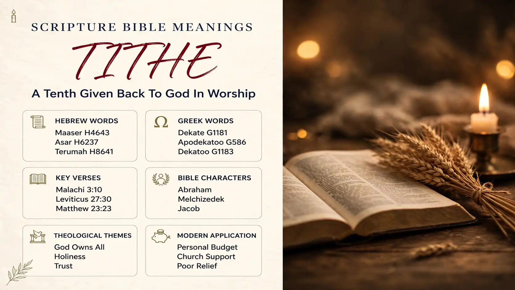 What Does Tithe Mean In The Bible