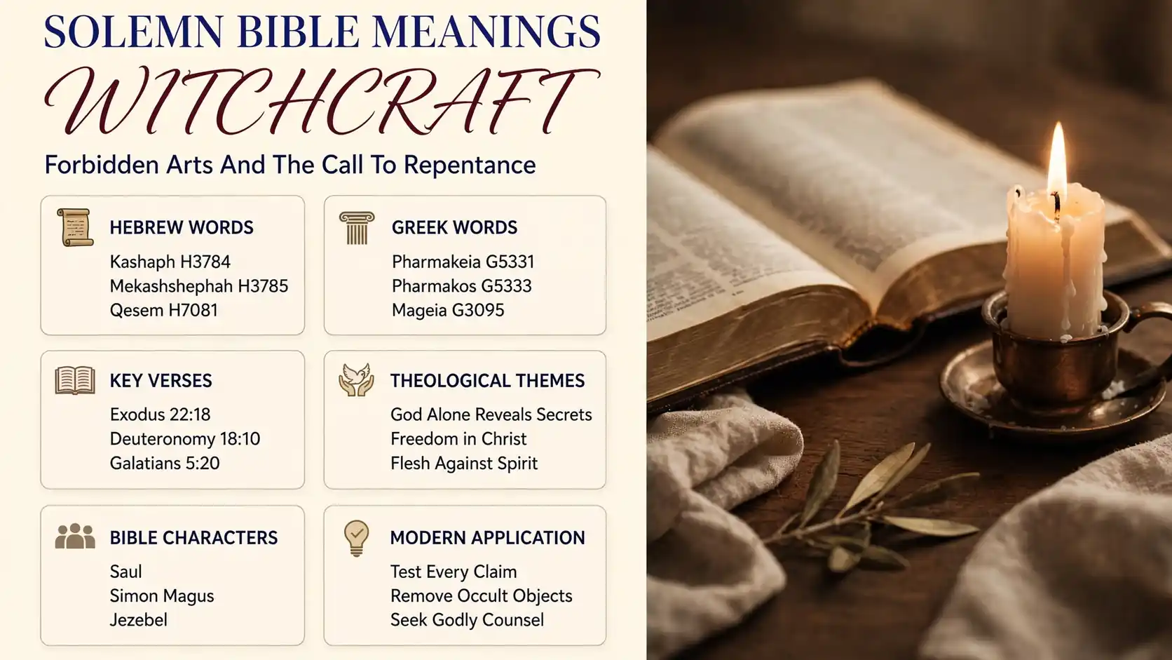 What Does Witchcraft Mean In The Bible