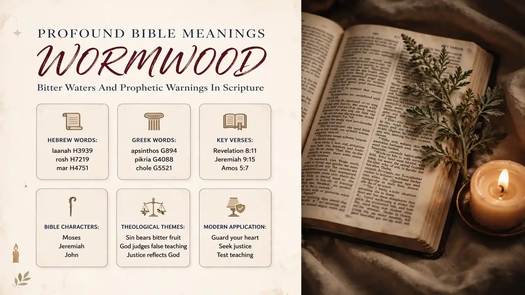 What Does Wormwood Mean In The Bible