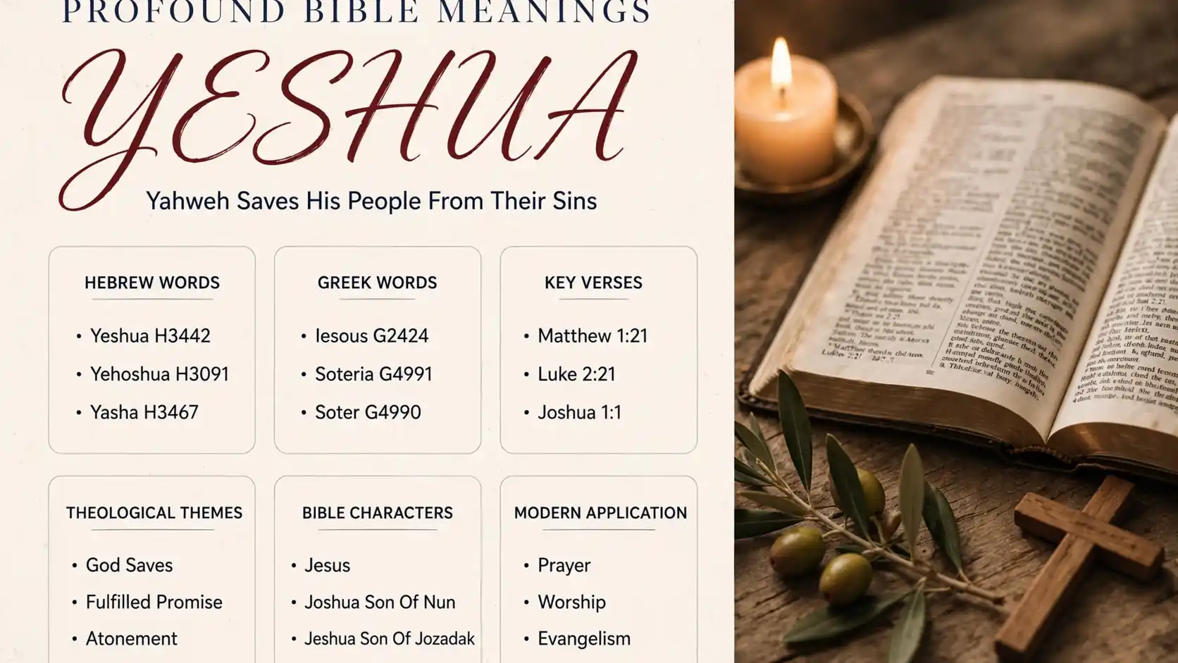What Does Yeshua Mean In The Bible